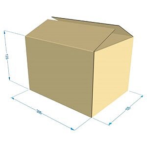 25 x Shipping Boxes 205x125x125mm (Flat Carton Bundles)