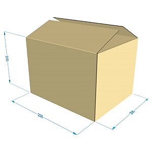 25 x Shipping Boxes 255x205x205mm (Flat Carton Bundles)